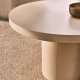 KAVE HOME Aiguablava havebord, rund - beige cement (120)