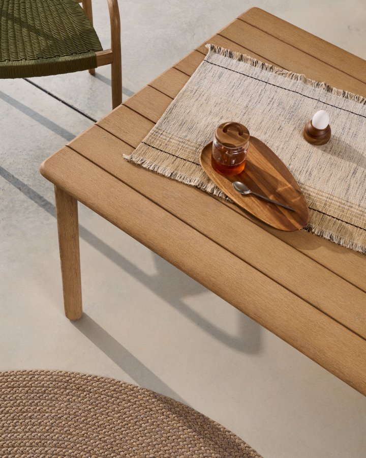 KAVE HOME Sori bord i FSC 100% massivt akacietr 200 x 100cm