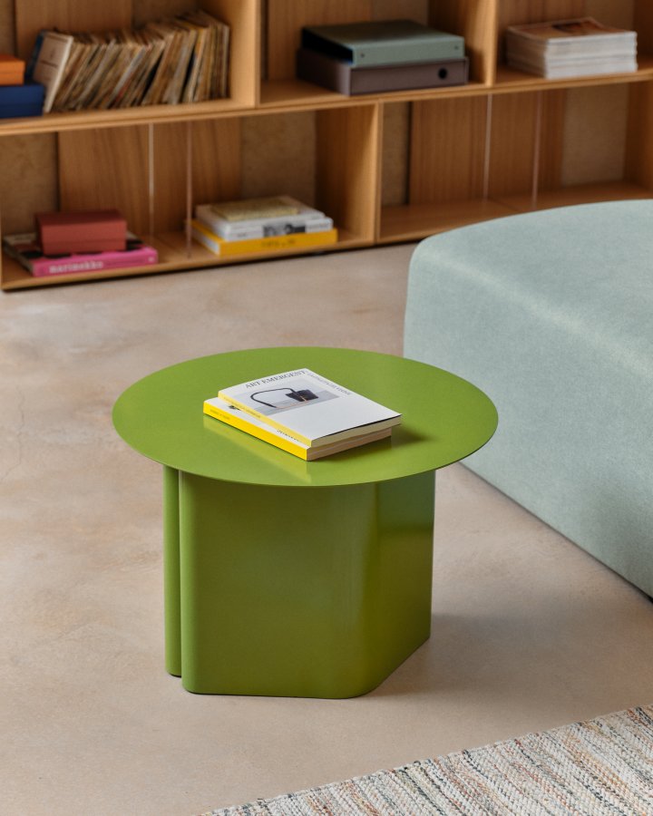 KAVE HOME Arvin sidebord, rund - grn jern (55)