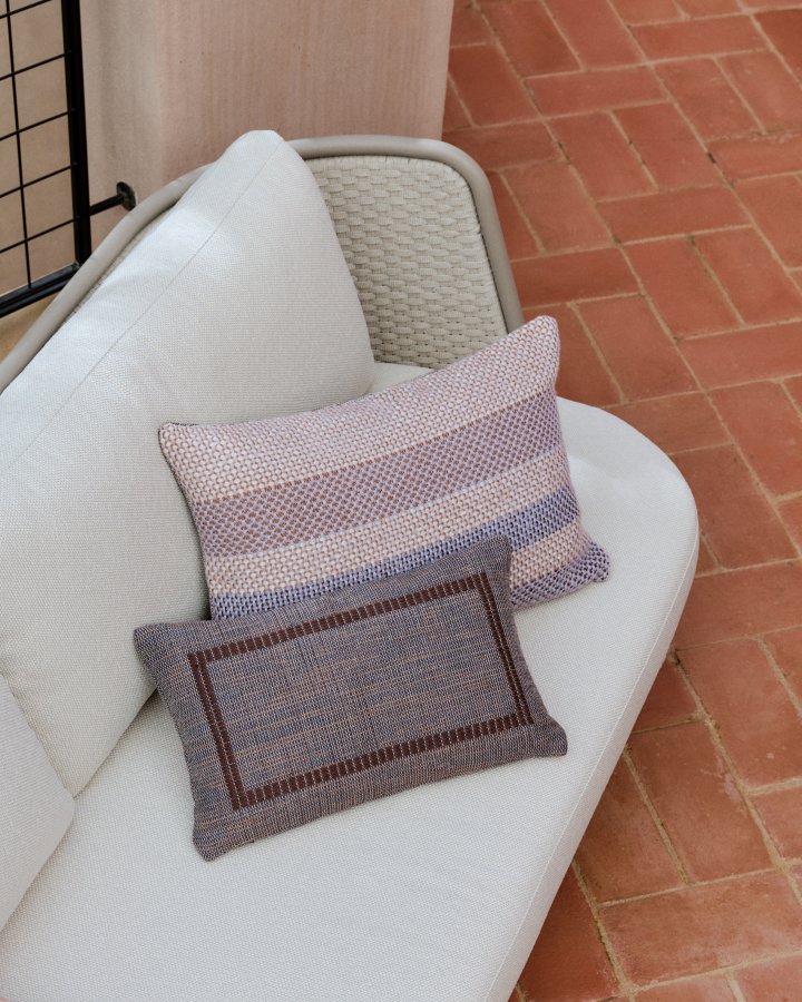 KAVE HOME Sedalis udendrs 3-personers sofa i aluminium og taupe reb 210cm