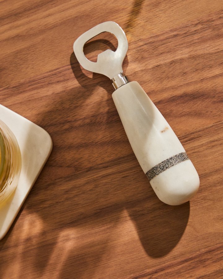 KAVE HOME Nira bner i sort og hvid marmor