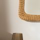 KAVE HOME Zilna rattan spejl 38 x 59cm