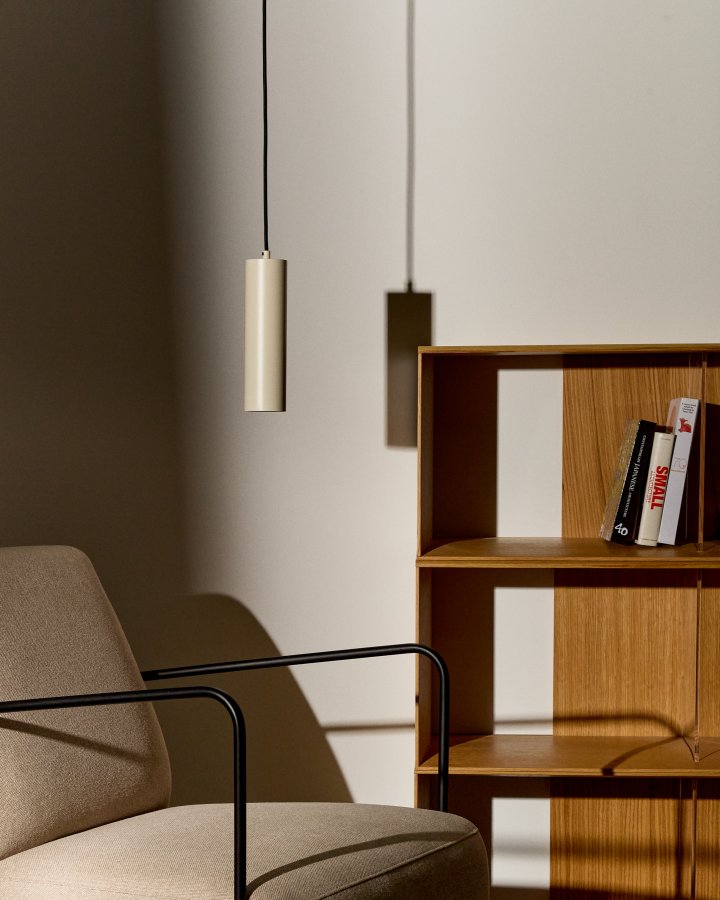 KAVE HOME Andia loftlampe - beige aluminium