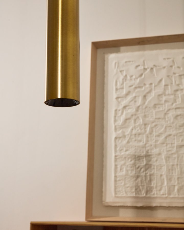 KAVE HOME Andia loftlampe - guld aluminium