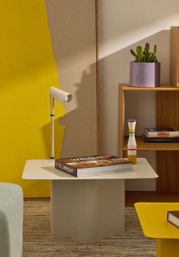 KAVE HOME Jula skrivebordslampe med klemme i grt metal