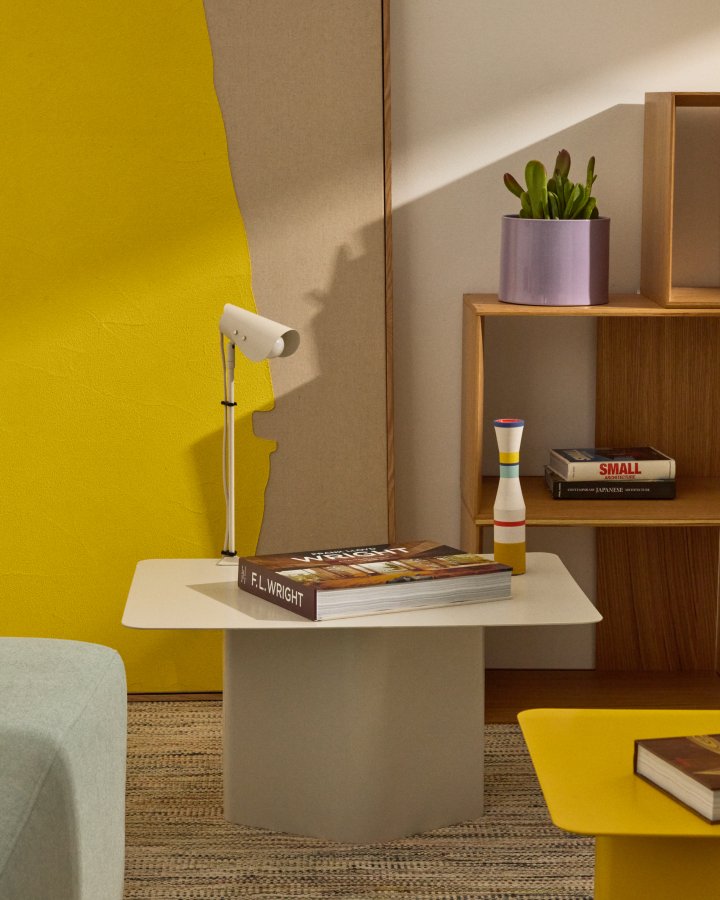 KAVE HOME Jula skrivebordslampe med klemme i grt metal