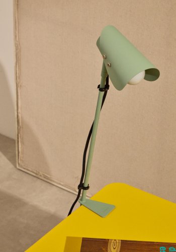 KAVE HOME Jula skrivebordslampe med klemme i grnt metal