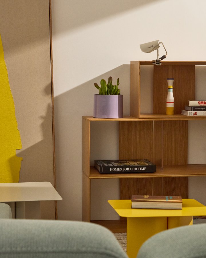 KAVE HOME Jula lille lampe med klemme i grt metal