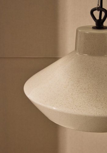 KAVE HOME Portol beige keramisk loftslampe