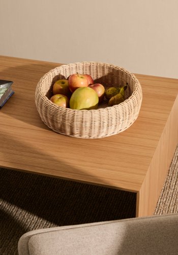 KAVE HOME Zilna rattan vase 11cm