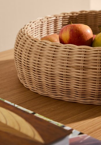 KAVE HOME Zilna rattan vase 11cm