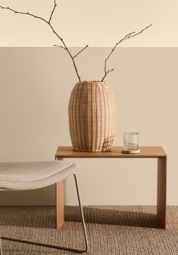 KAVE HOME Zilna rattan vase 40cm