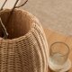 KAVE HOME Zilna rattan vase 40cm