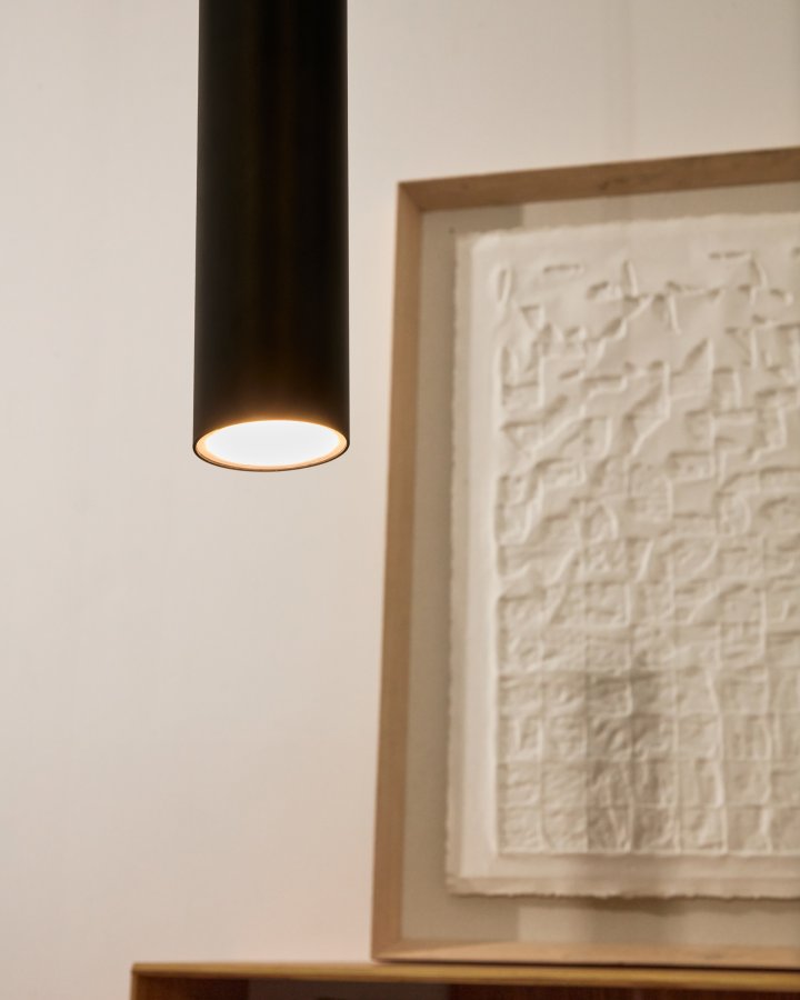 KAVE HOME Andia loftlampe - sort aluminium