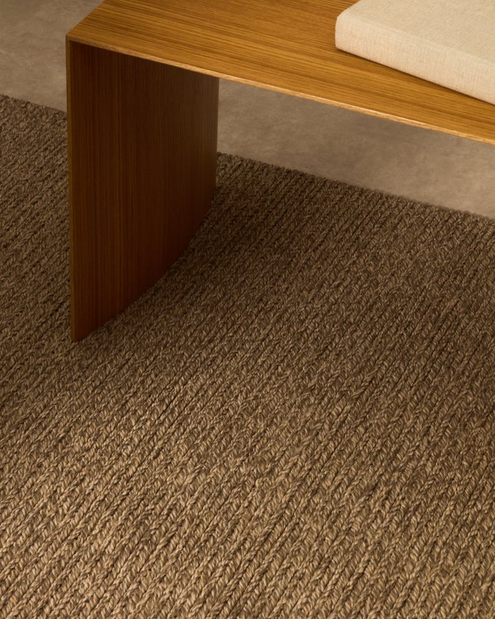 KAVE HOME Galinda taupetppe lavet af syntetiske fibre, 160 x 230 cm