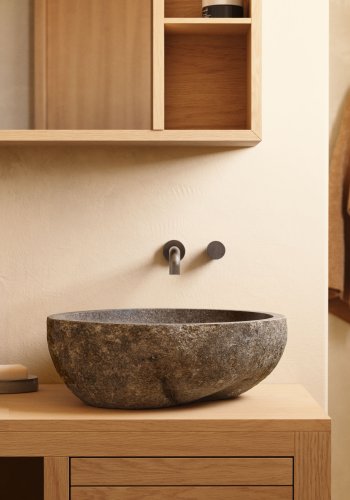 KAVE HOME Tetsu sten hndvask, 40 cm