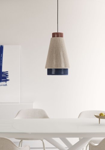 KAVE HOME Yuvia loftlampe - multifarvet jute