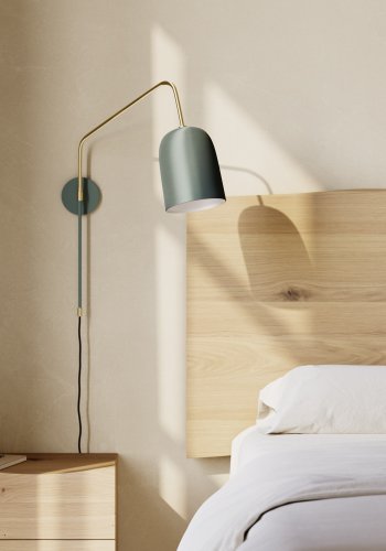 KAVE HOME Bjerne vglampe - grn metal 