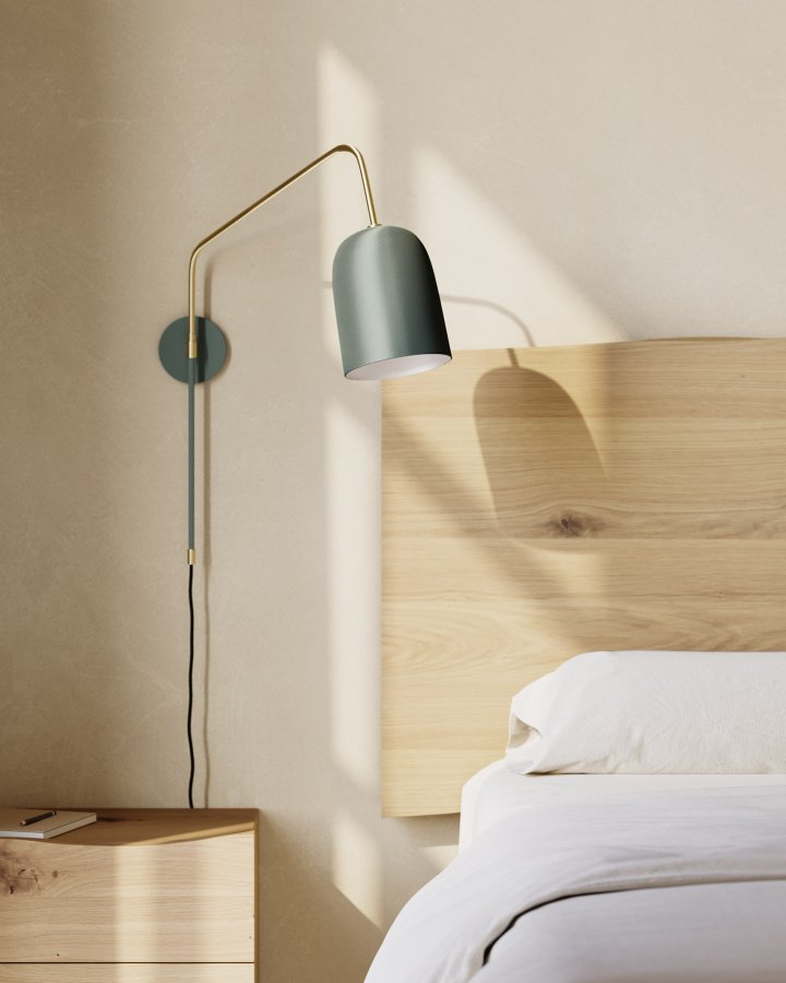 KAVE HOME Bjerne vglampe - grn metal 