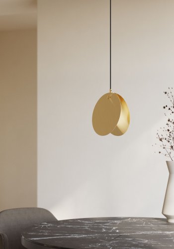 KAVE HOME Monica loftlampe - messing stl