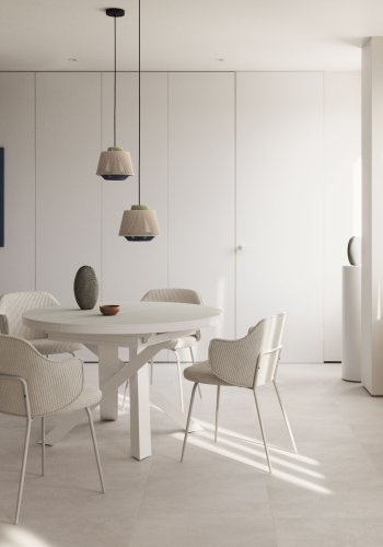 KAVE HOME Yuvia loftlampe - multifarvet jute