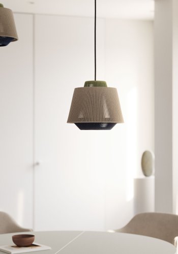 KAVE HOME Yuvia loftlampe - multifarvet jute
