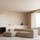 KAVE HOME Blok 3 pers. sofa, m. venstre chaiselong - beige stof