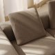 KAVE HOME Blok pude, kvadratisk - beige chenille (60x60)