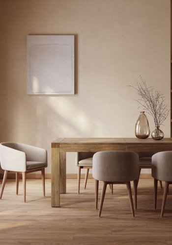 KAVE HOME Vivy spisebord - egetrs finér, m. tillgsplade (180(230)x90) 