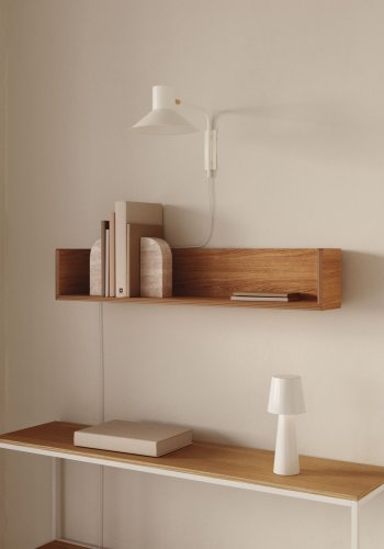 KAVE HOME Octavia hylde lavet af ask krydsfiner 90 x 20 cm