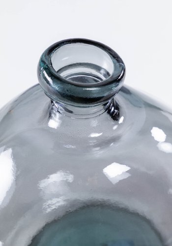 KAVE HOME Brenna vase - bl genbrugs glas (H:33)