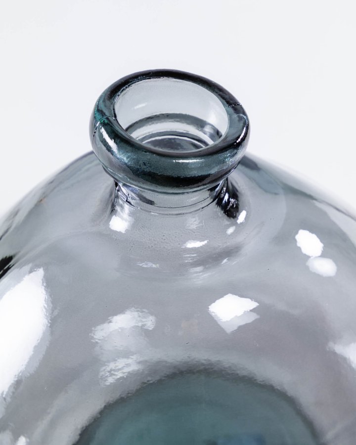 KAVE HOME Brenna vase - bl genbrugs glas (H:33)