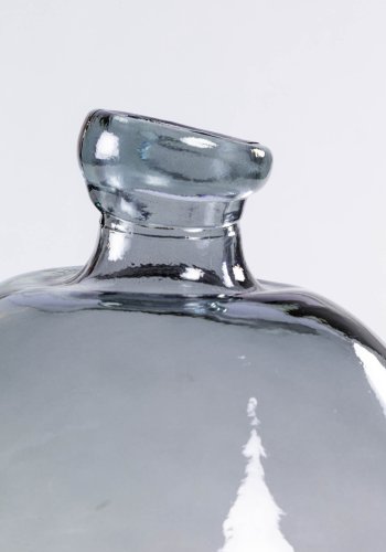 KAVE HOME Brenna vase - bl genbrugs glas (H:33)