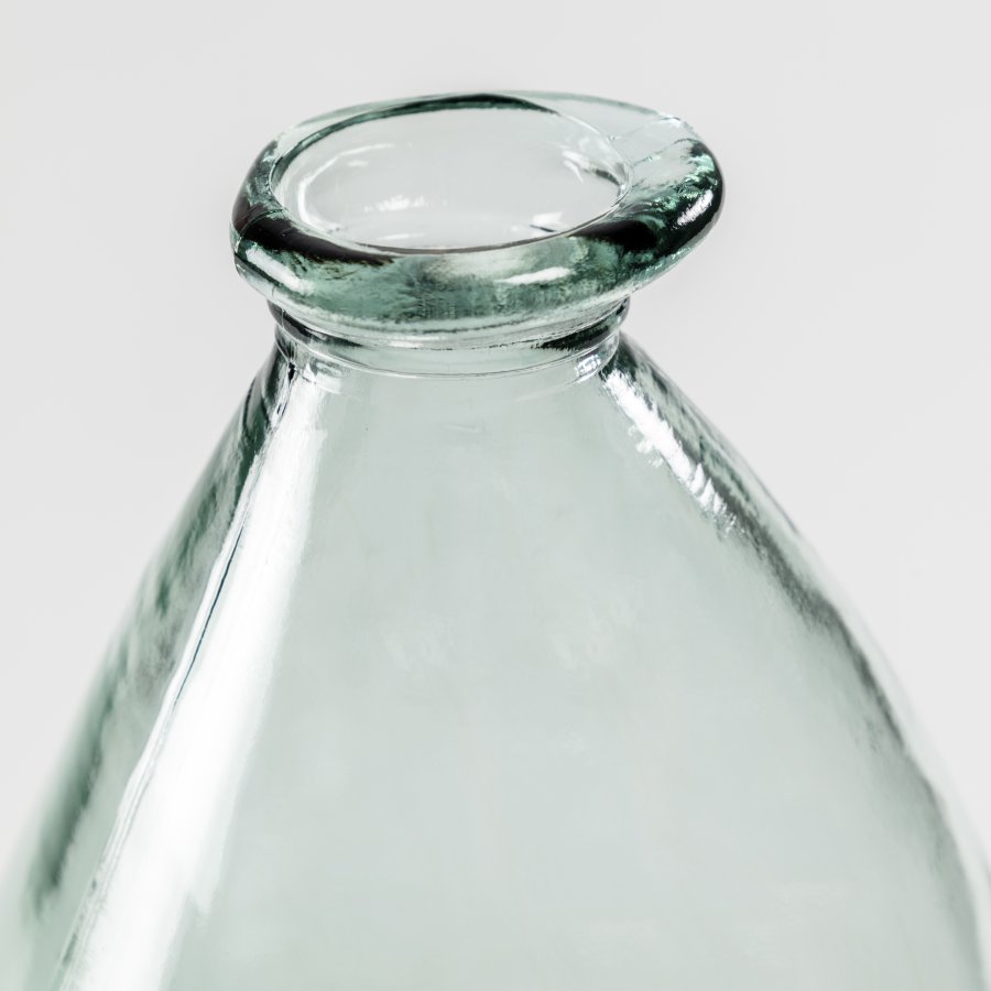 KAVE HOME Brenna vase, medium - klar genbrugsglas (H:36)