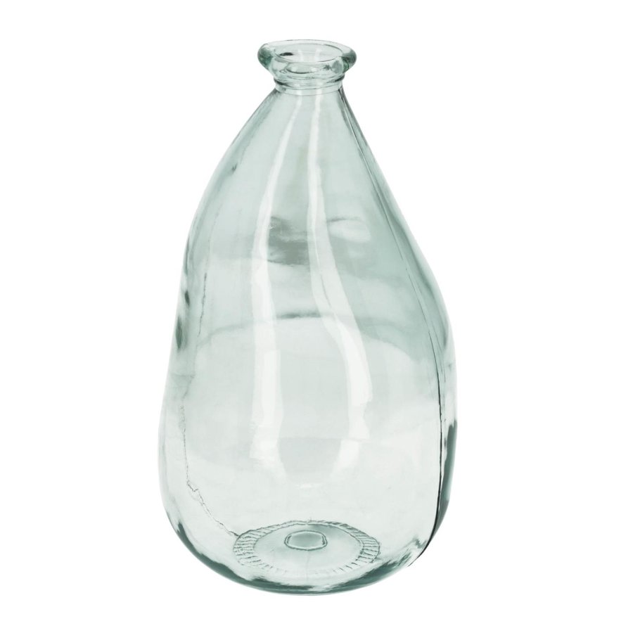 KAVE HOME Brenna vase, medium - klar genbrugsglas (H:36)