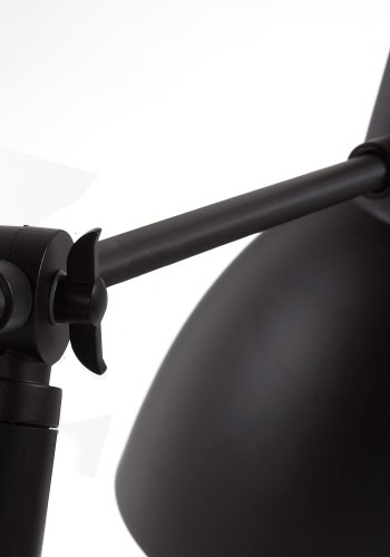 KAVE HOME Scarlett bordlampe - sort/natur metal/tr 