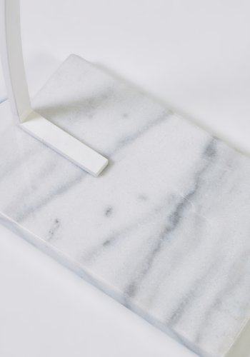 KAVE HOME Juhe gulvlampe - natur askefinér og hvid stl/marmor