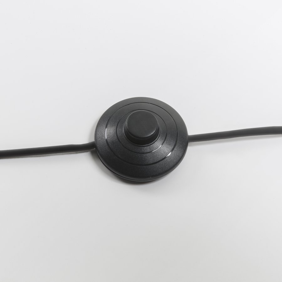 KAVE HOME Juhe gulvlampe - guld stl og sort stof/marmor