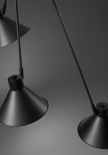 KAVE HOME Dione loftlampe - sort stl