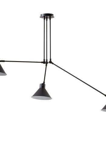 KAVE HOME Dione loftlampe - sort stl