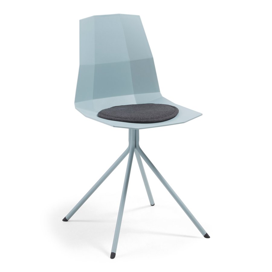 KAVE HOME Silke stolehynde, rund - grafitgr stof (35)