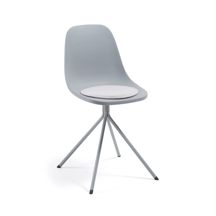 KAVE HOME Silke stolehynde, rund - beige stof (35)