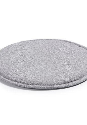 KAVE HOME Silke stolehynde, rund - lysegr stof (35)