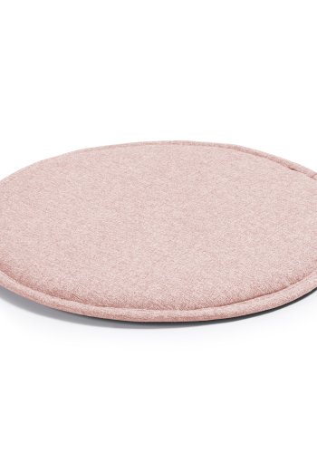 KAVE HOME Silke stolehynde, rund - lyserd stof (35)