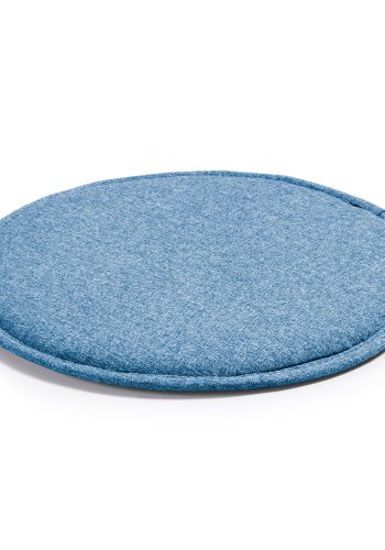 KAVE HOME Silke stolehynde, rund - mrkebl stof (35)