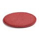 KAVE HOME Silke stolehynde, rund - bordeaux stof (35)