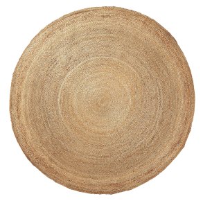 KAVE HOME Doc gulvtppe, rund - natur jute (200)