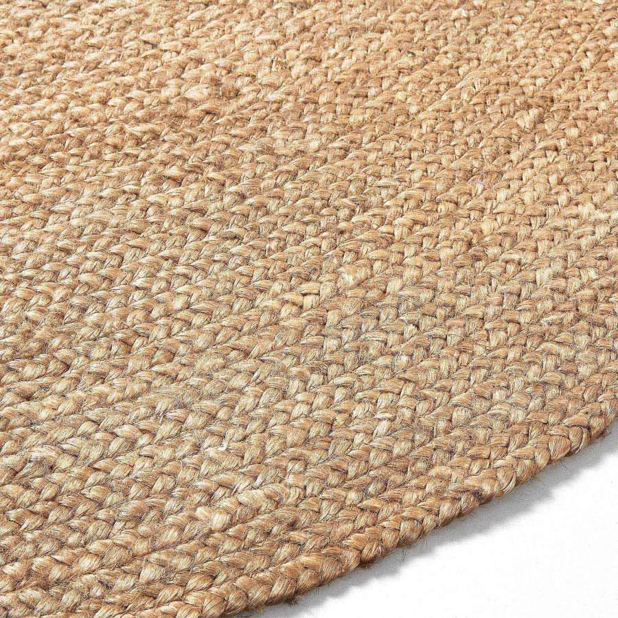 KAVE HOME Doc gulvtppe, rund - natur jute (150)