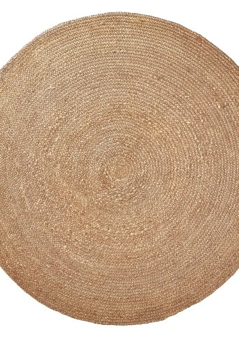 KAVE HOME Doc gulvtppe, rund - natur jute (150)