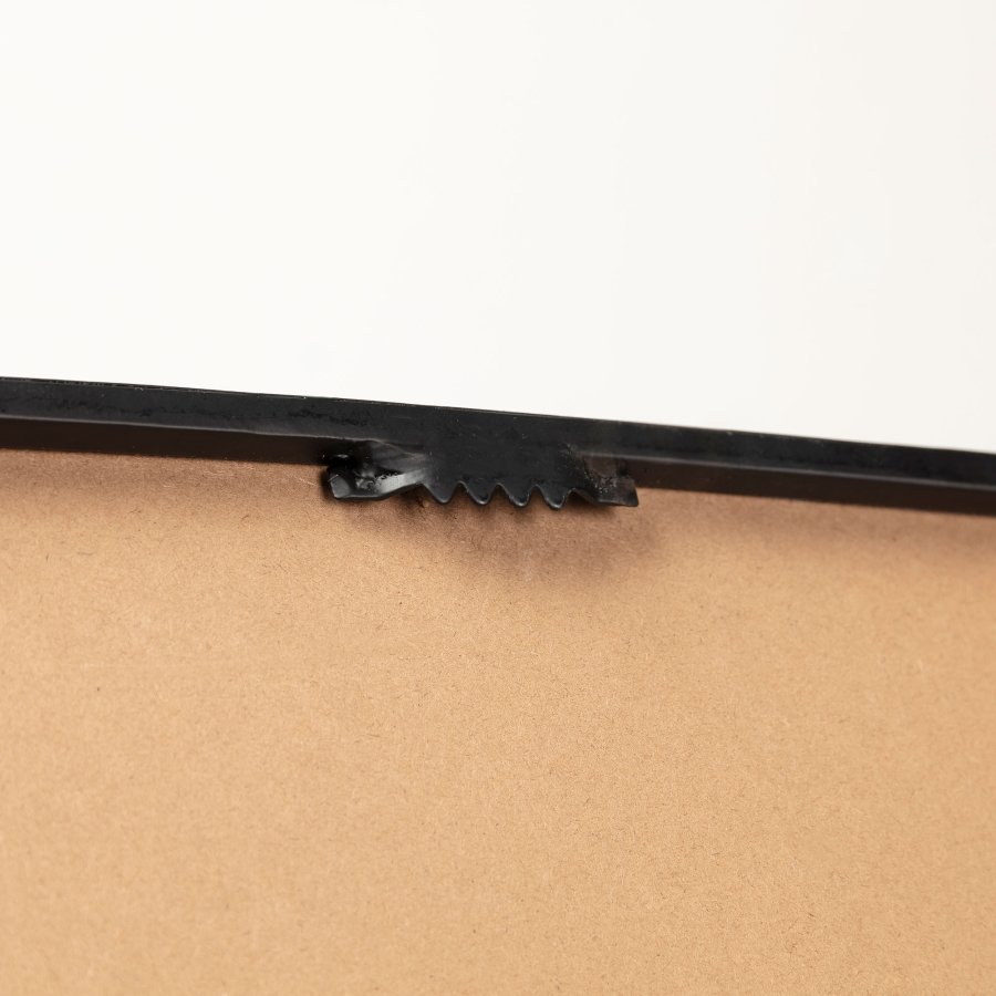 KAVE HOME Marco vgspejl, kvadratisk - spejlglas og sort stl (40x40)